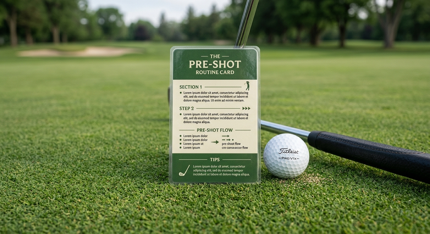 The Wisdom in Golf Pre-Shot Card